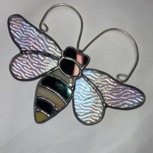 Bee Stained Glass Suncatcher
