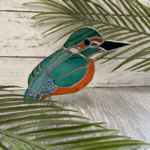 Kingfisher sun catcher