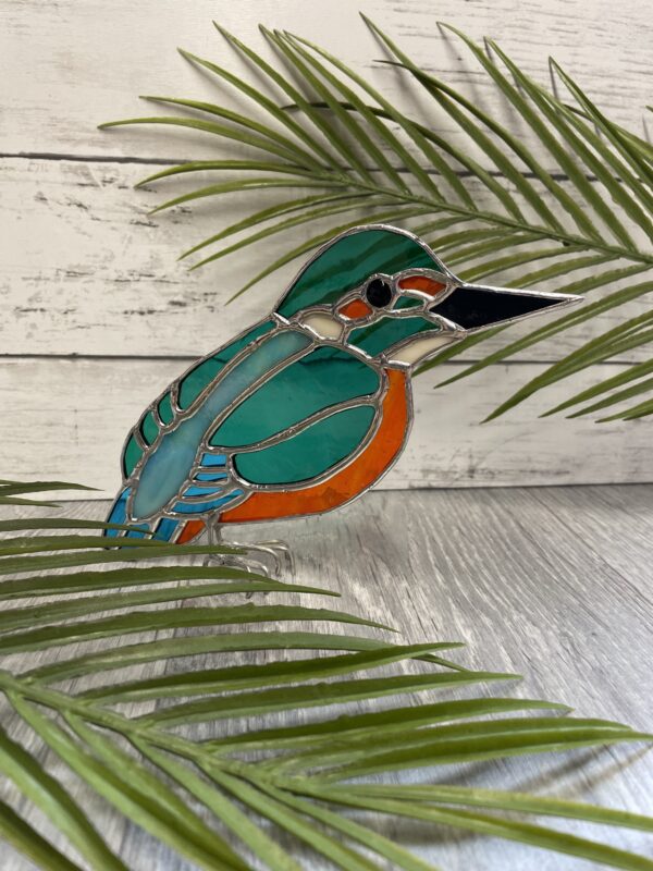 Kingfisher sun catcher